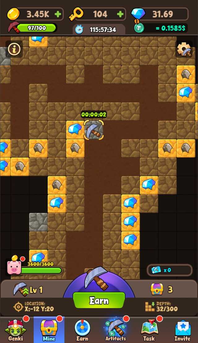 GenkiMiner screenshot 2