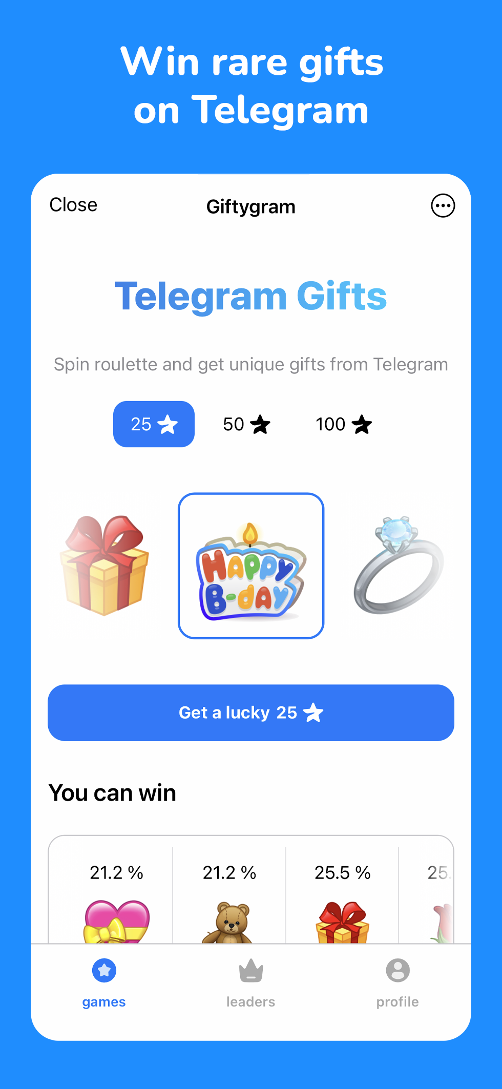 Giftygram – Random gift screenshot 1