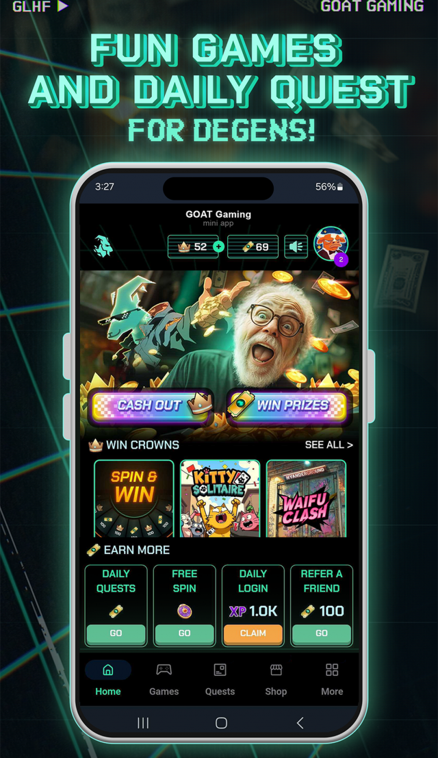 GOAT Gaming screenshot 2