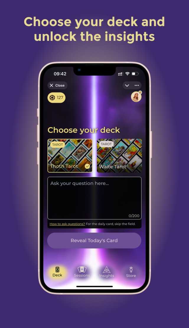 Grand Galore Tarot screenshot 1