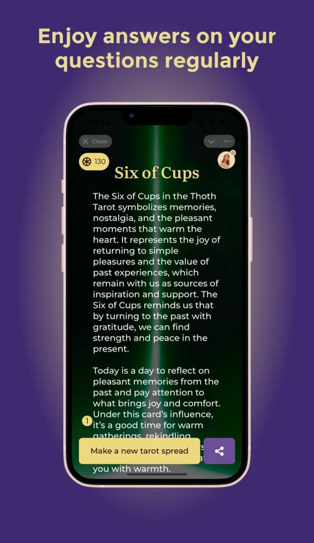 Grand Galore Tarot screenshot 3