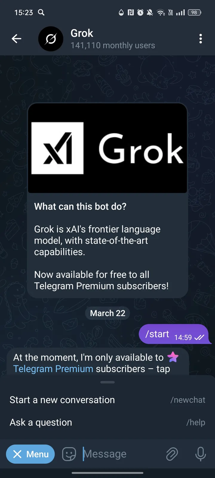 Grok | Ракета🦝 screenshot 2