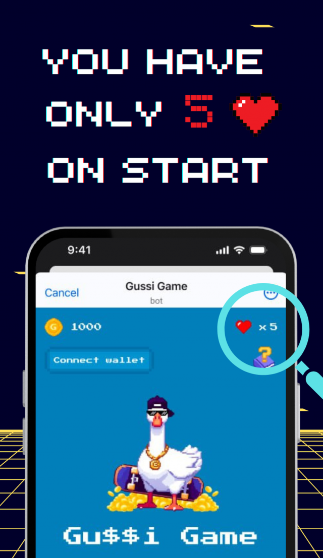 Gu$$i coin runner screenshot 2