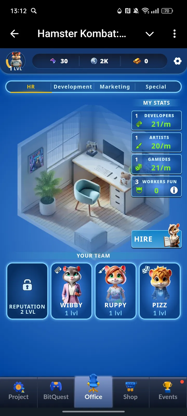 Hamster Kombat: GameDev screenshot 2
