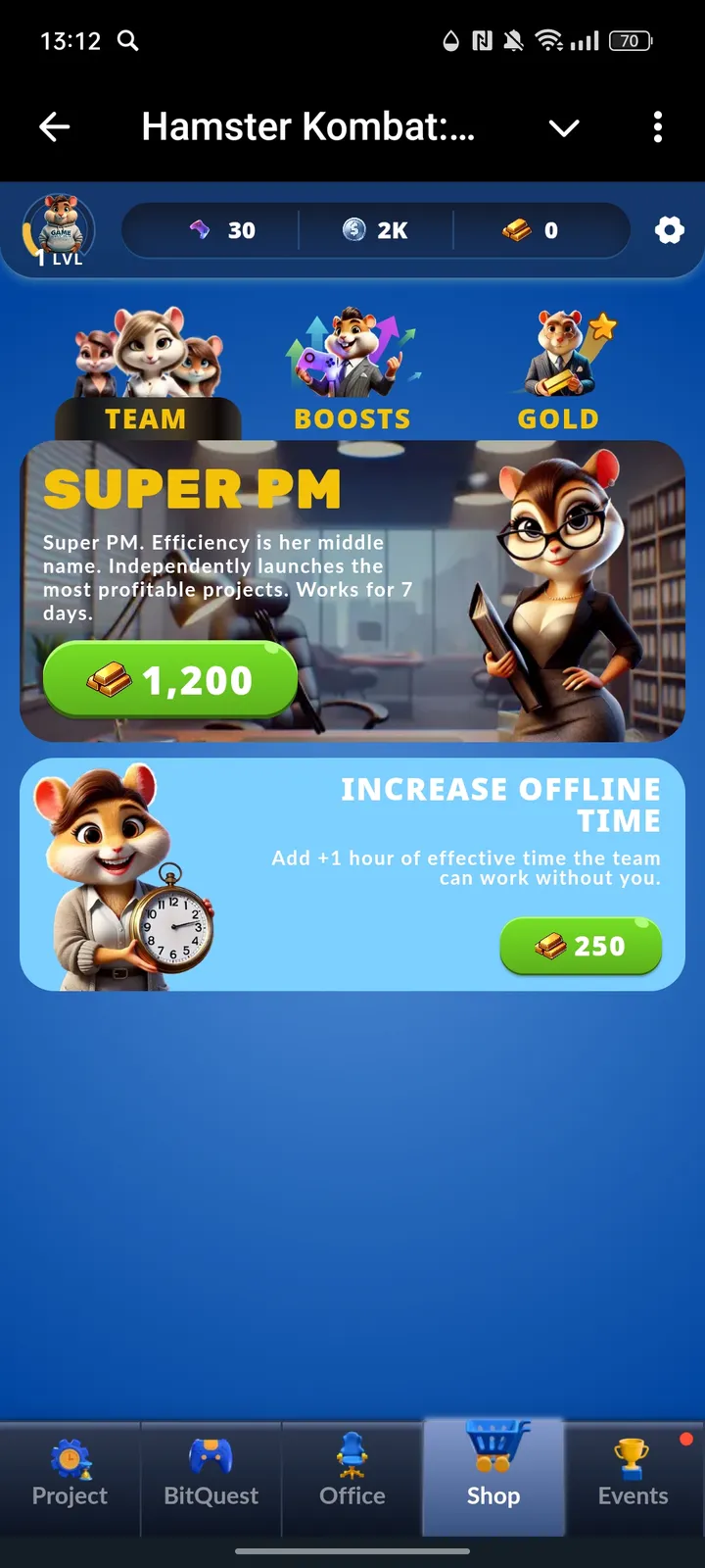 Hamster Kombat: GameDev screenshot 3