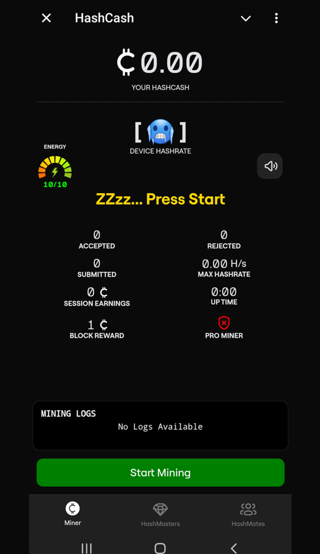 HashCash screenshot 2
