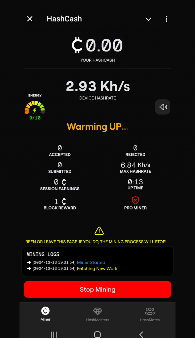 HashCash screenshot 3