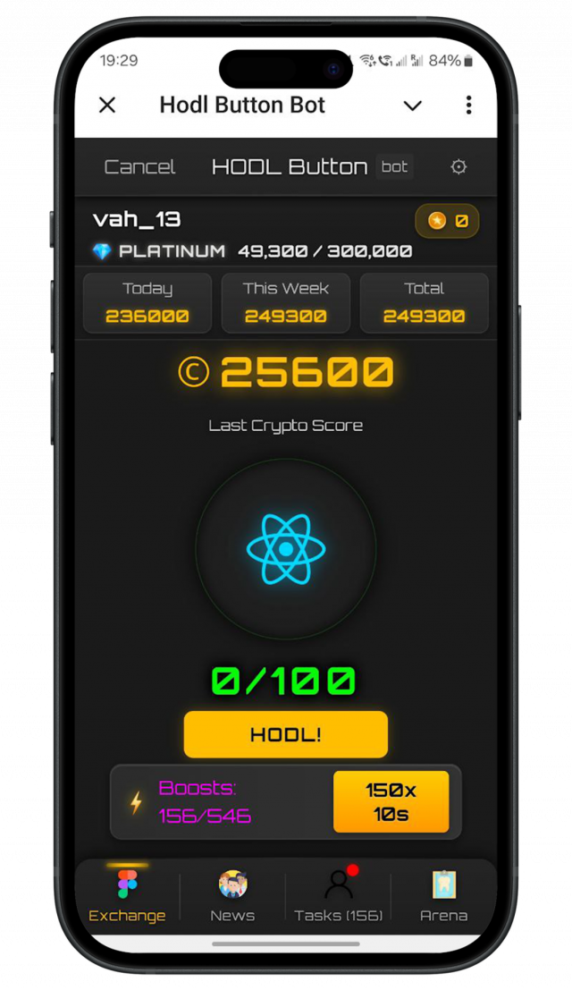 HODL Button screenshot 1