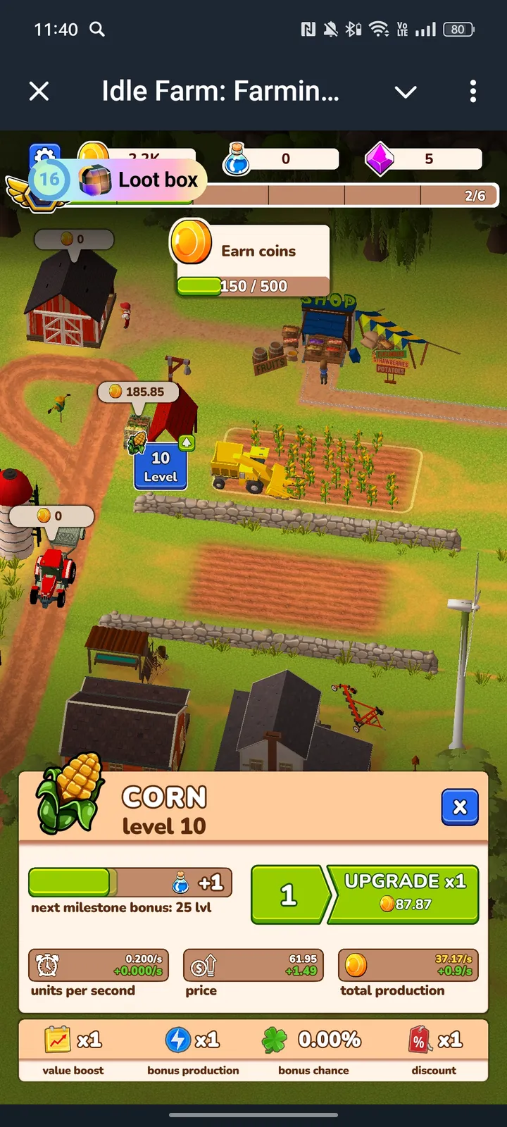 Idle Farm: Farming Simulator screenshot 3