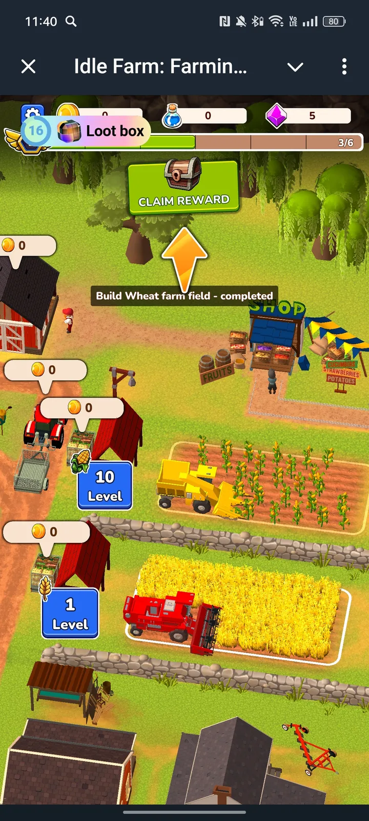 Idle Farm: Farming Simulator screenshot 4