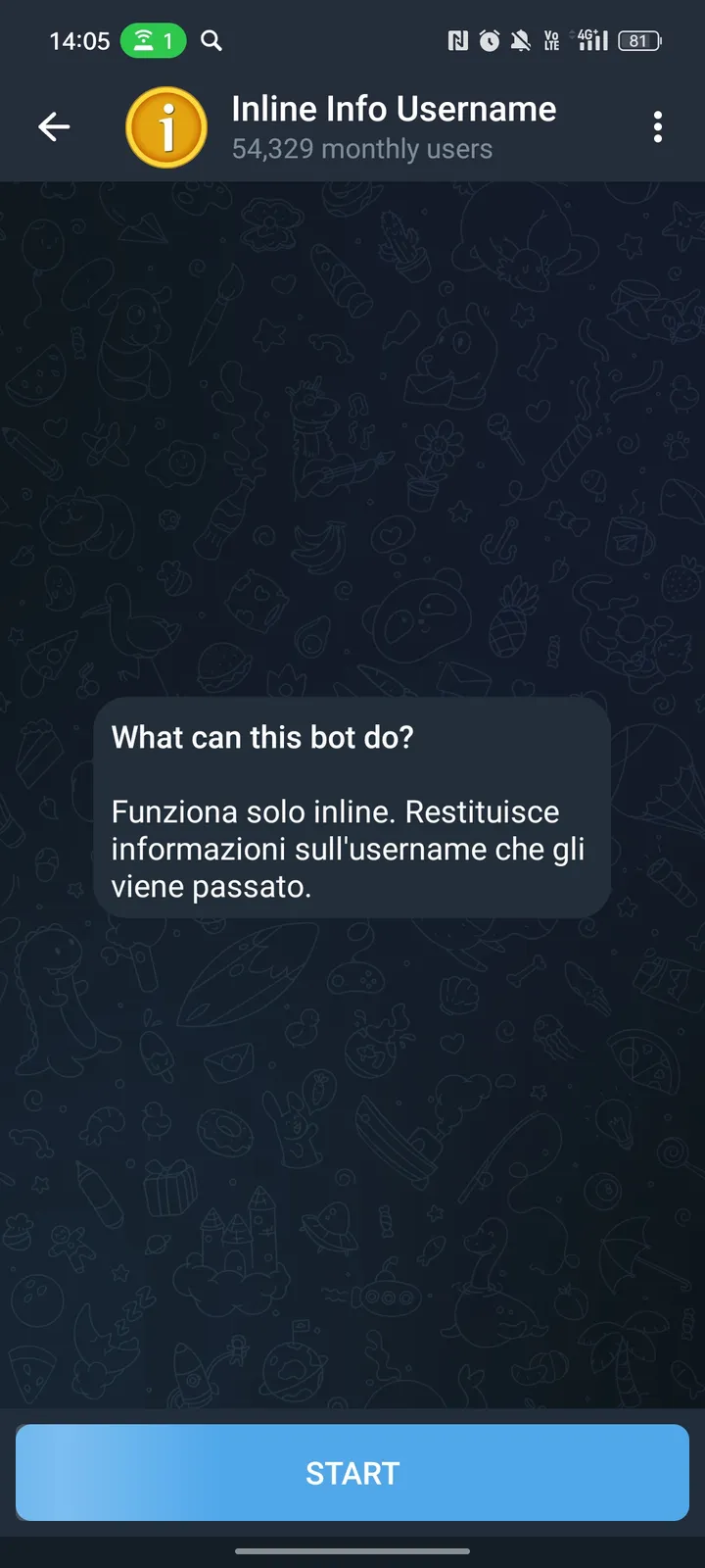 Inline Info Username screenshot 1