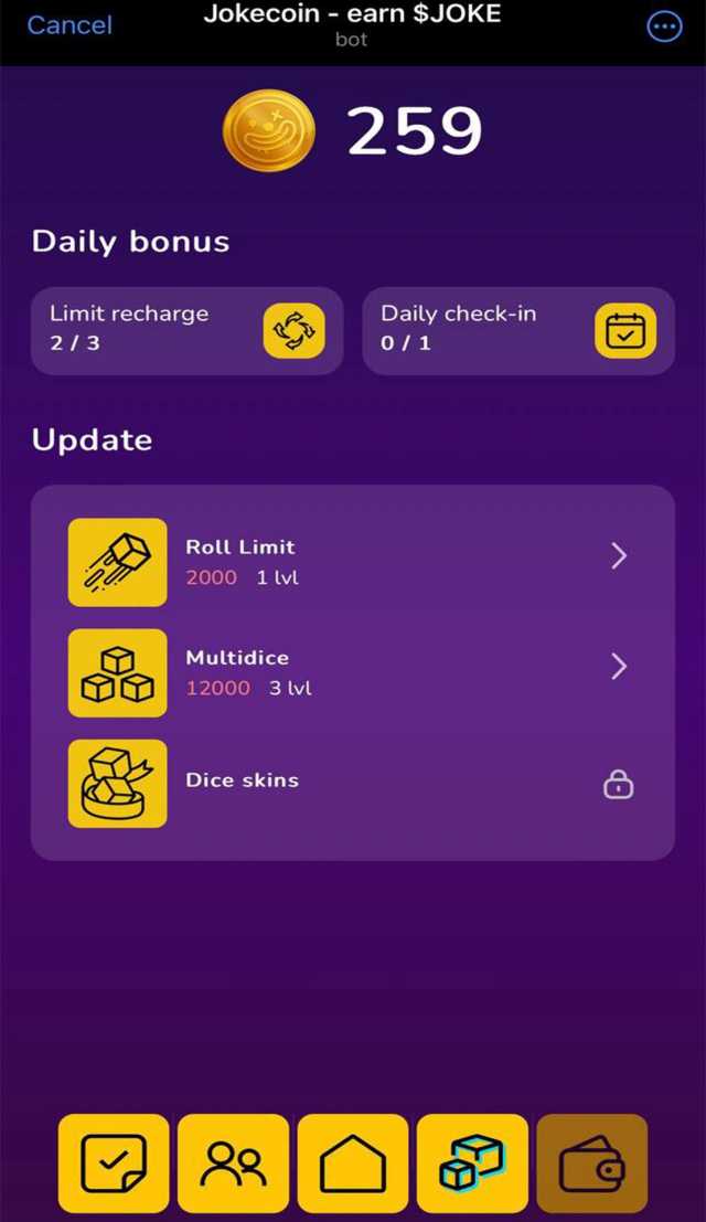 Jokecoin screenshot 3