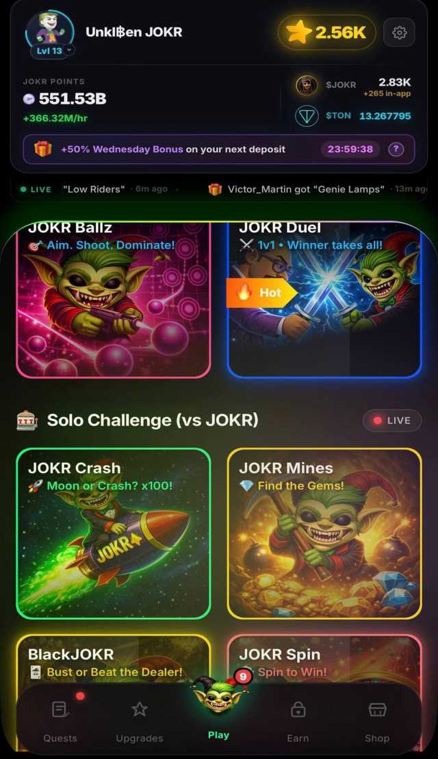 JOKR Labs screenshot 2