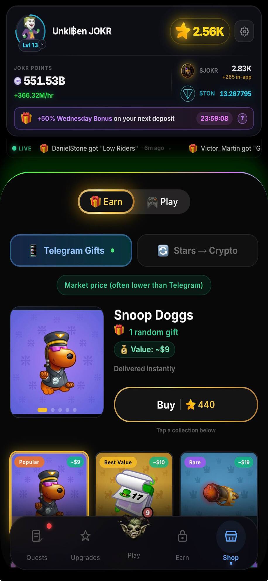 JOKR screenshot 2