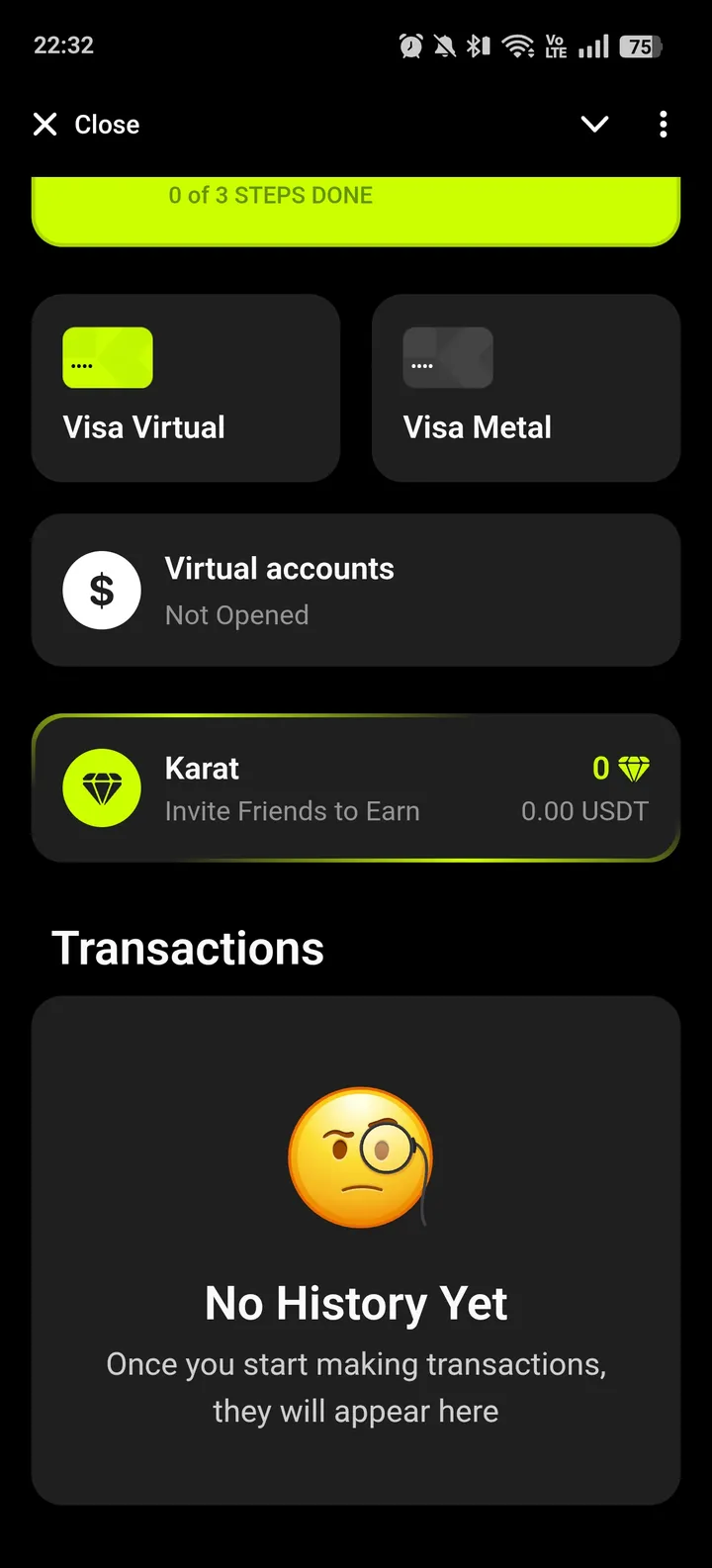 Karta - Crypto card & wallet screenshot 2