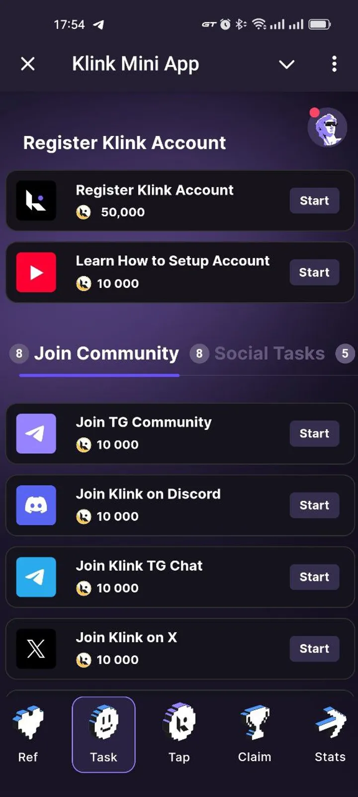 Klink Mini App screenshot 2