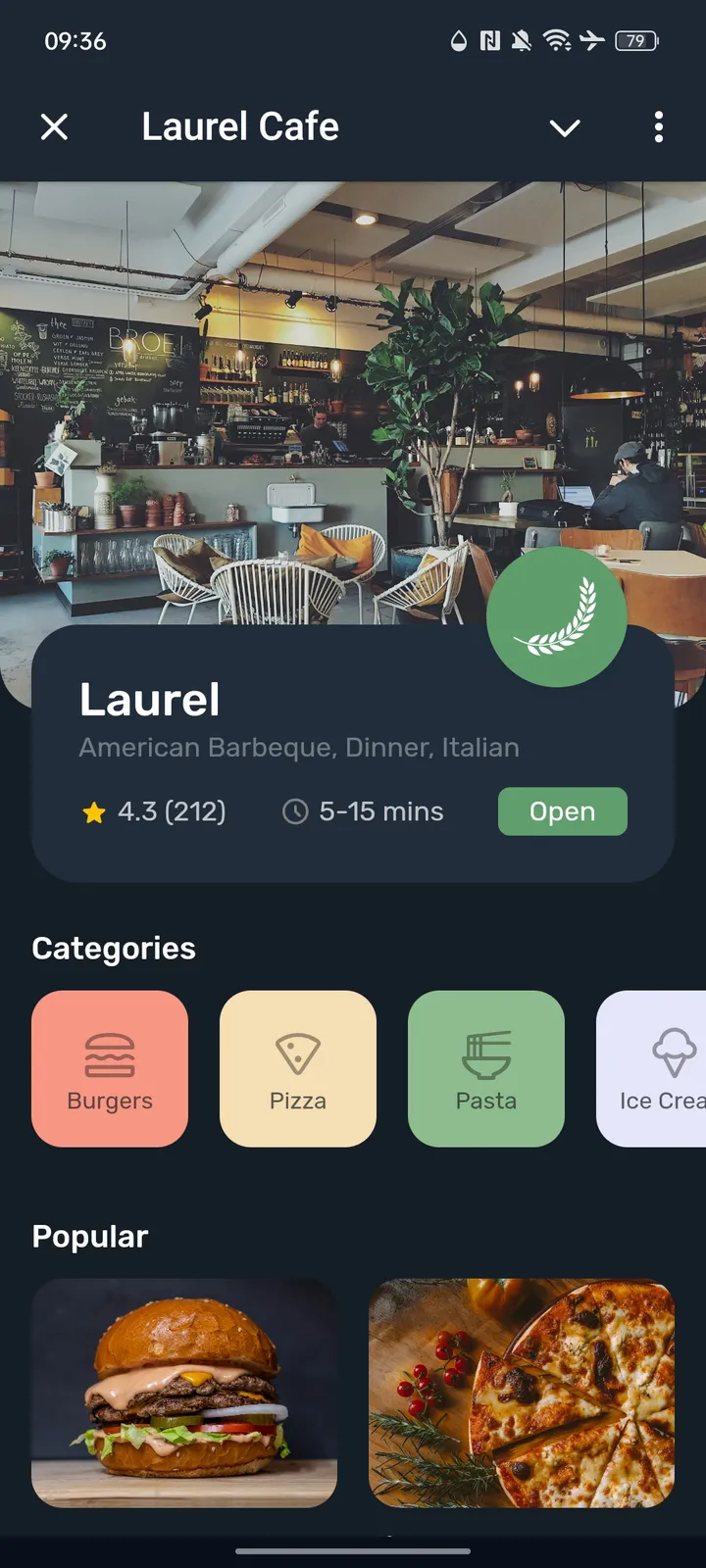 Laurel Cafe screenshot 1