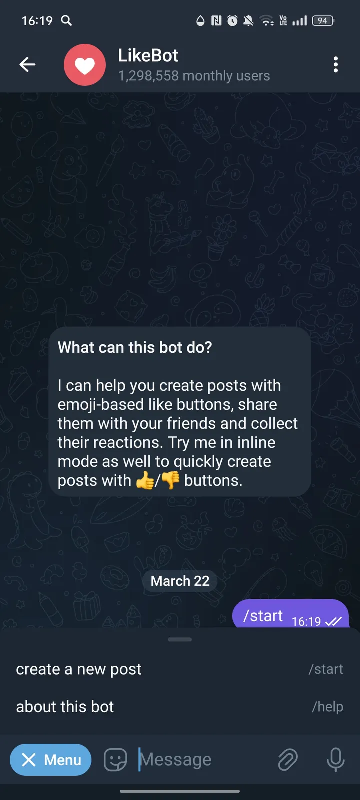 LikeBot screenshot 2