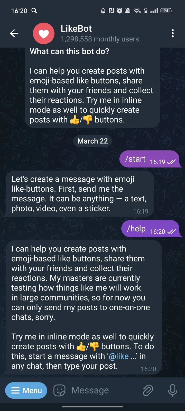 LikeBot screenshot 3