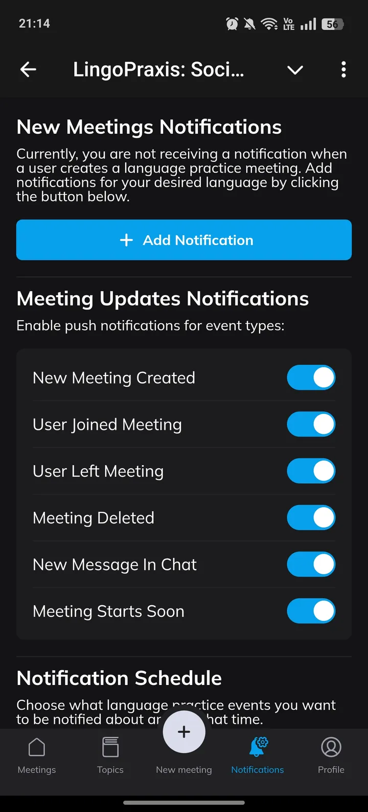 LingoPraxis: Social Speaking Club screenshot 4