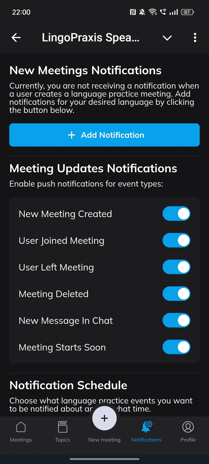 π LingoPraxis: Speaking Club screenshot 3