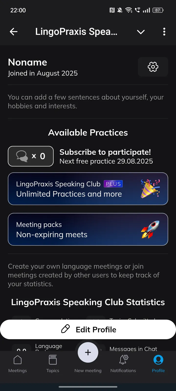 π LingoPraxis: Speaking Club screenshot 4