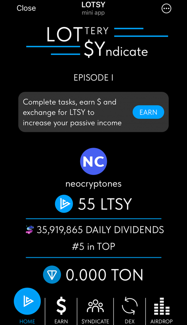 LOTSY screenshot 1