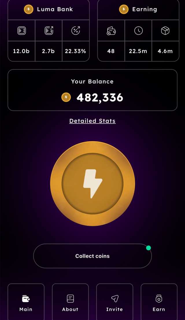 LumaCoin screenshot 1