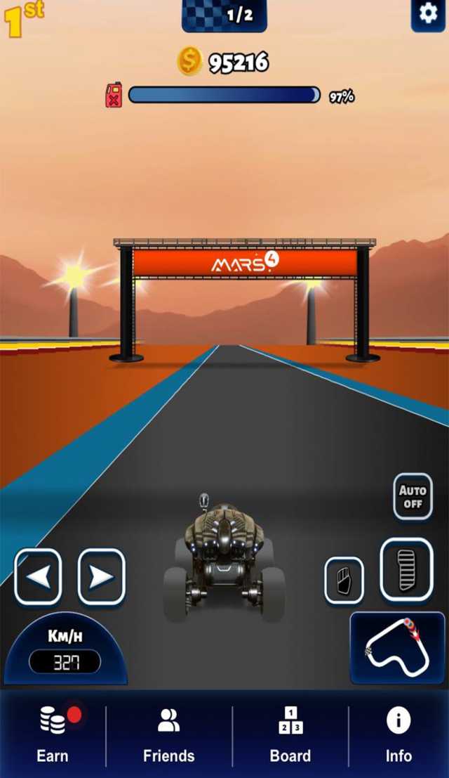 Mars Race screenshot 1