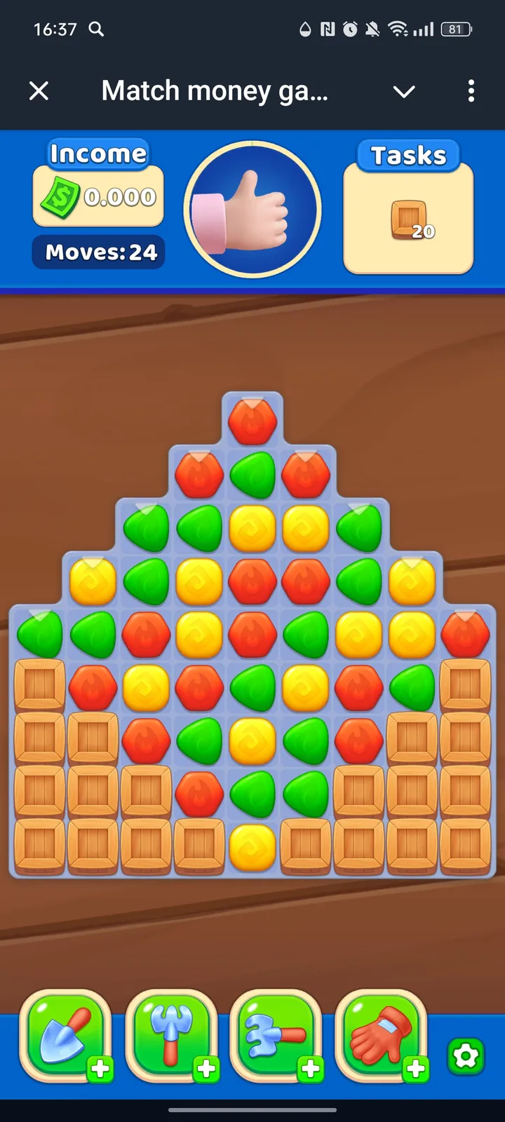 Match money game screenshot 1
