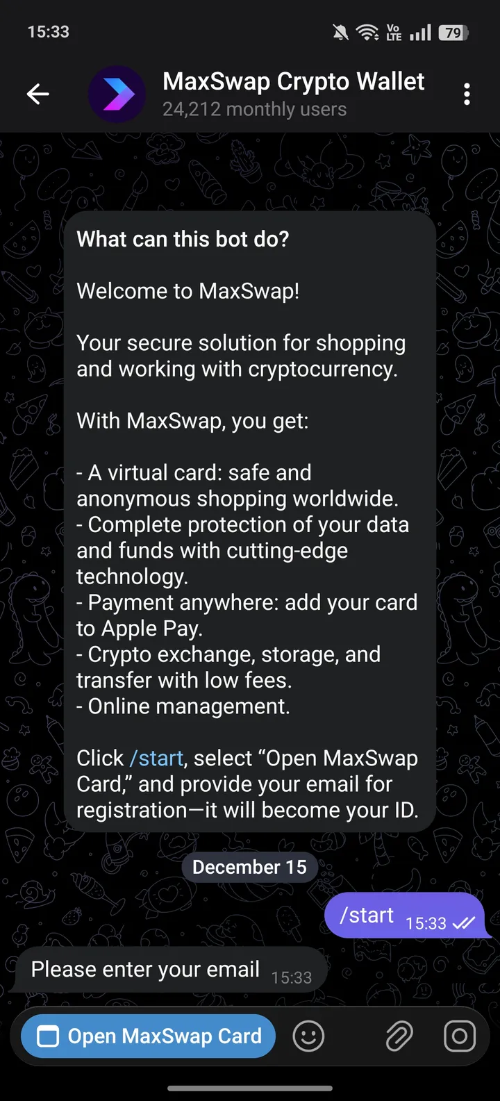 MaxSwap Crypto Wallet screenshot 3