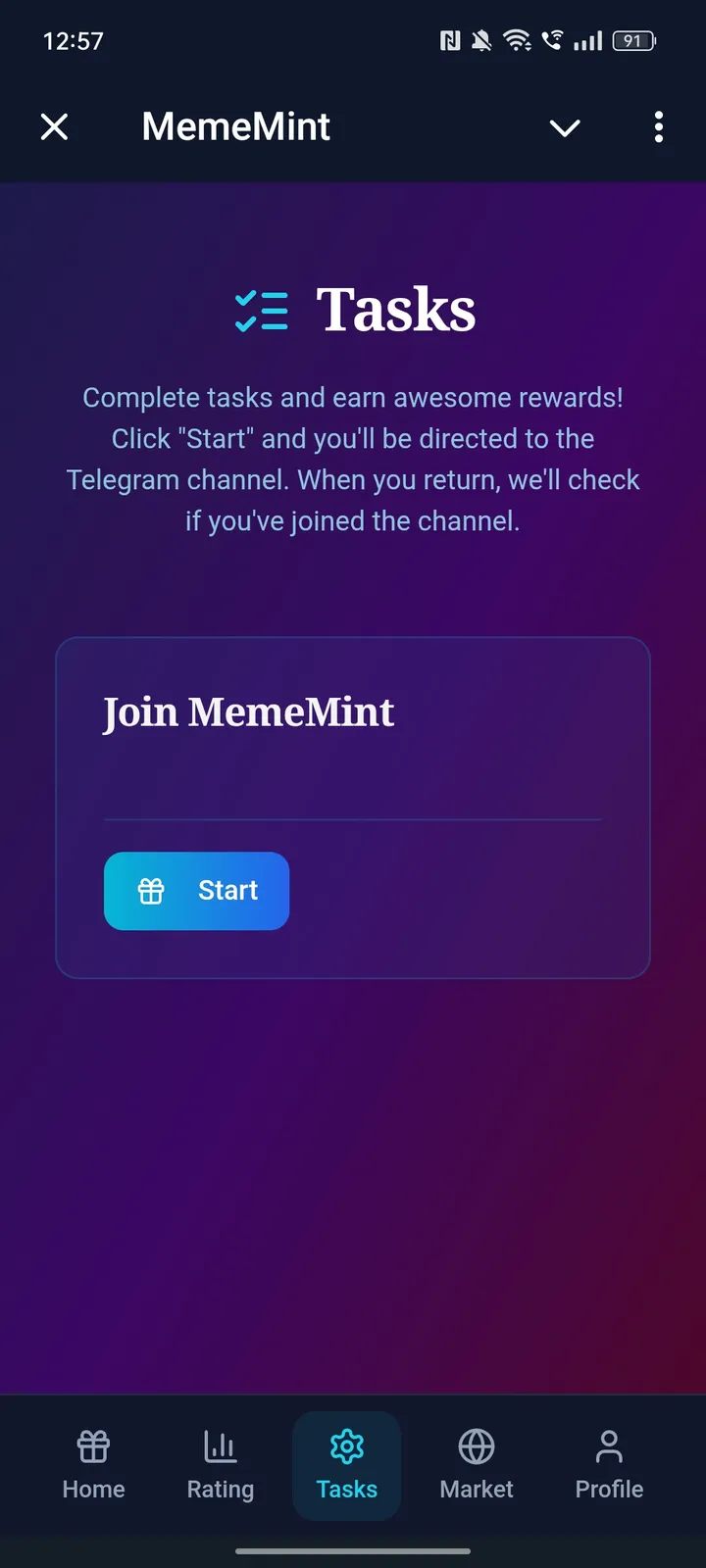 MemeMint screenshot 2