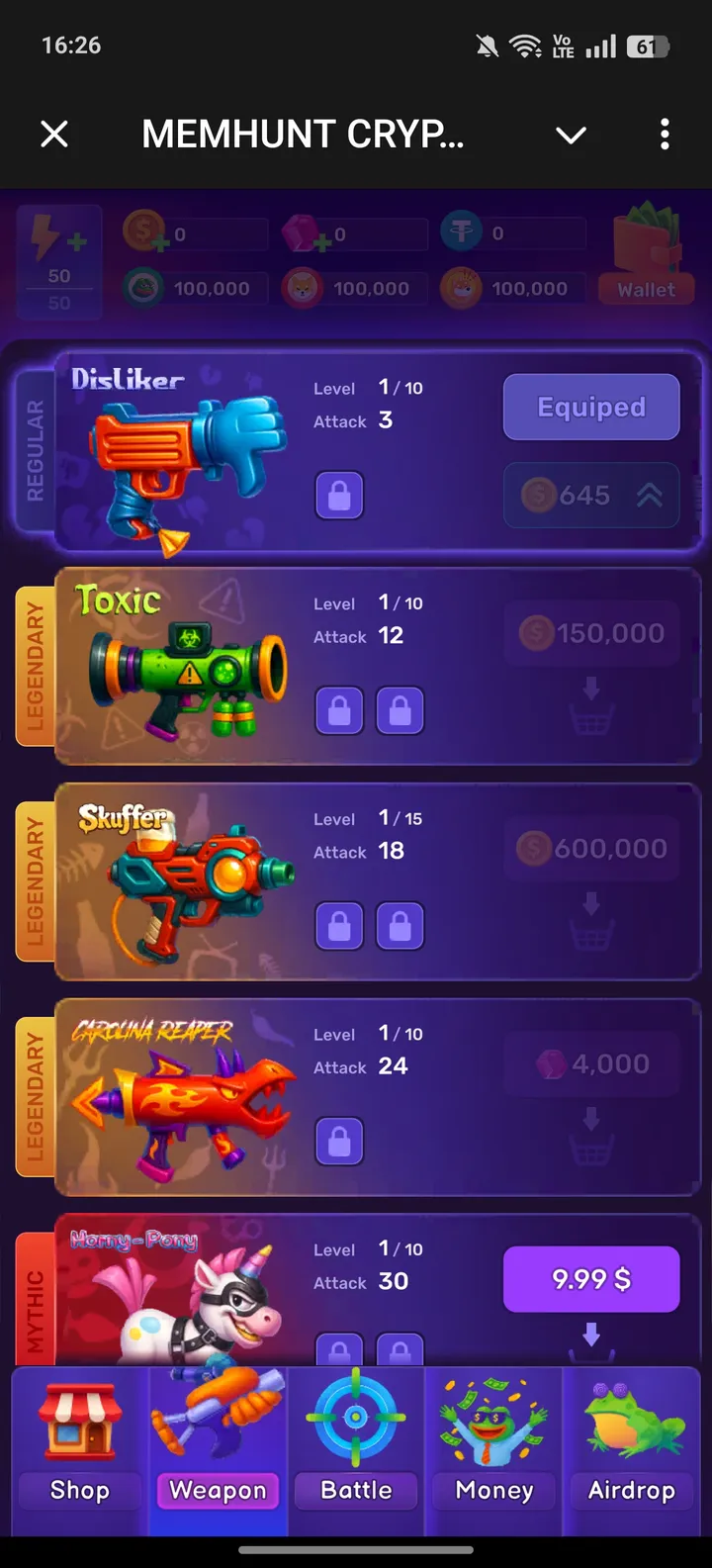 MEMHUNT $ CRYPTOGAME screenshot 3