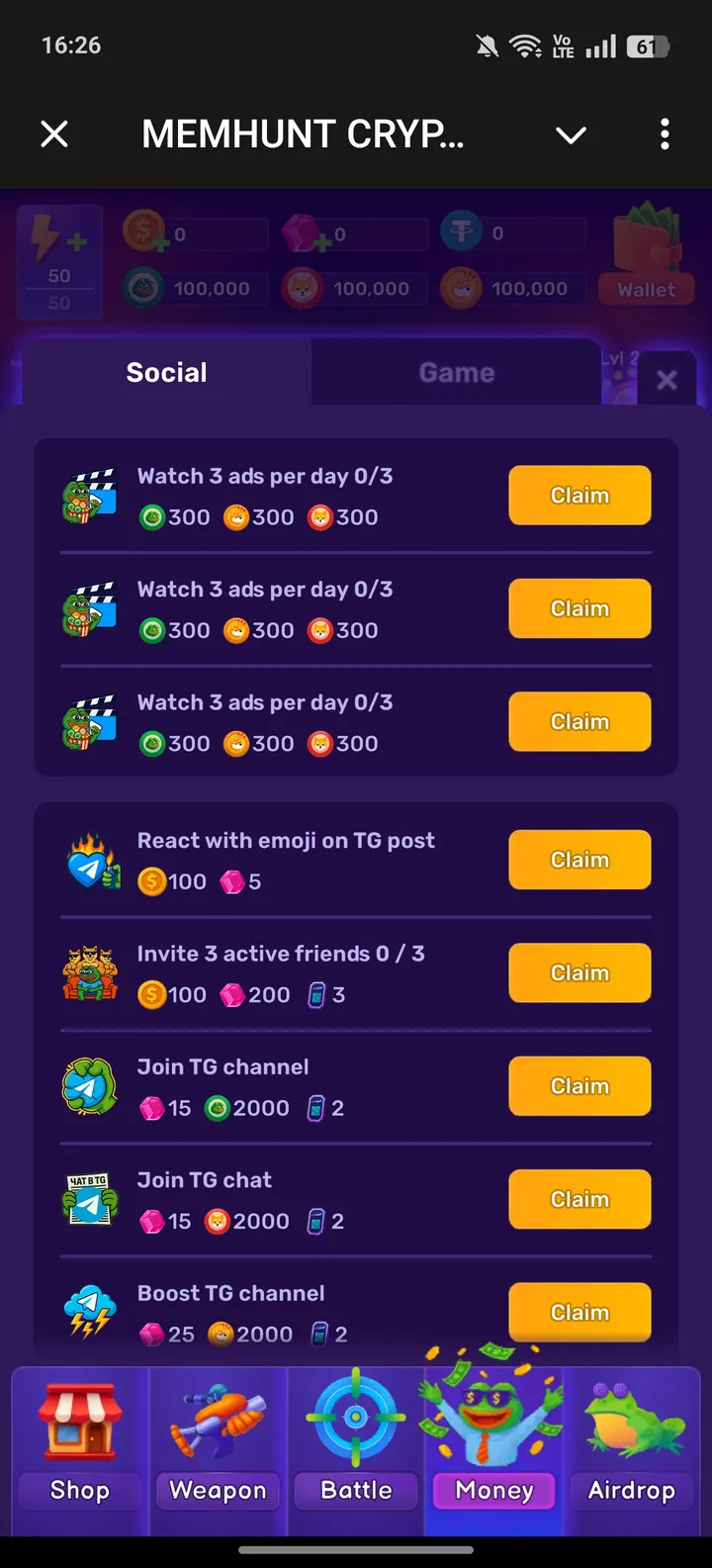 MEMHUNT $ CRYPTOGAME screenshot 4