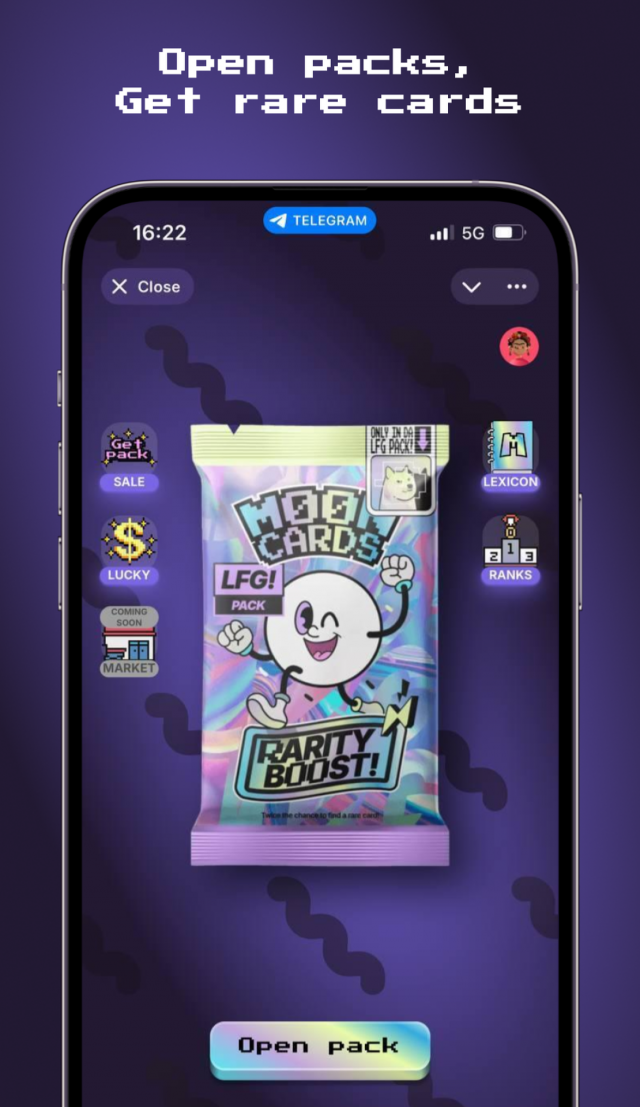 Moon Cards screenshot 1