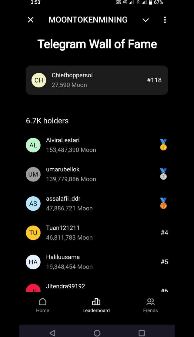 MOON TOKEN MINING screenshot 2