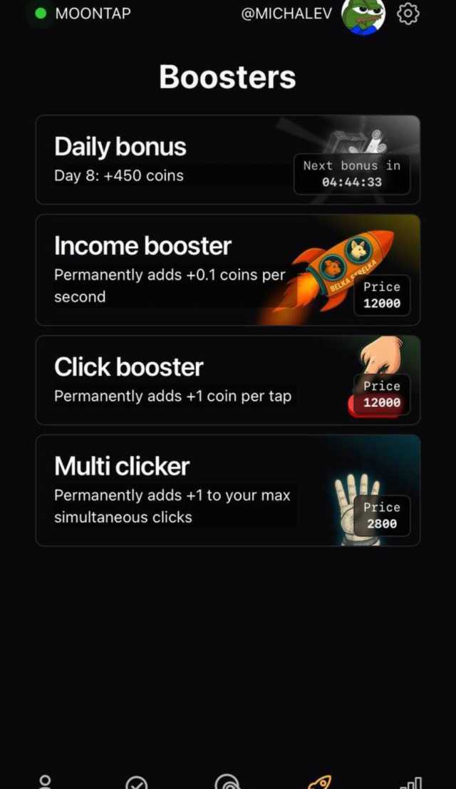 MoonTap screenshot 3