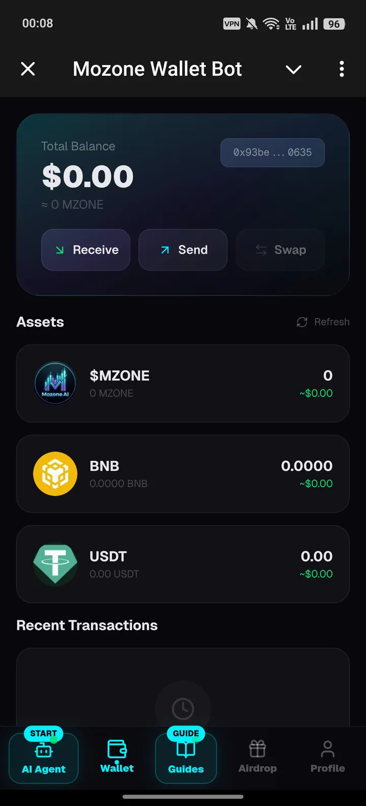 Mozone Wallet Bot screenshot 2