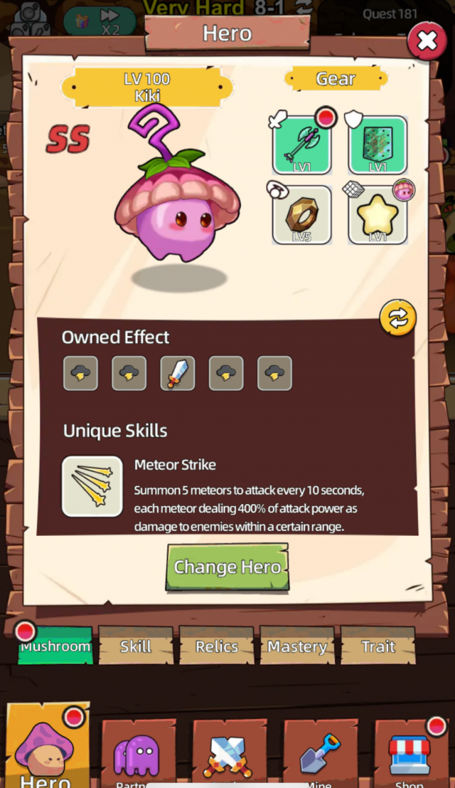 Mushroom Warrior screenshot 2