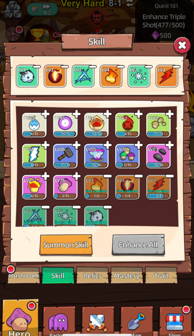 Mushroom Warrior screenshot 3