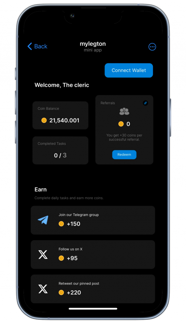 MyLeg screenshot 2