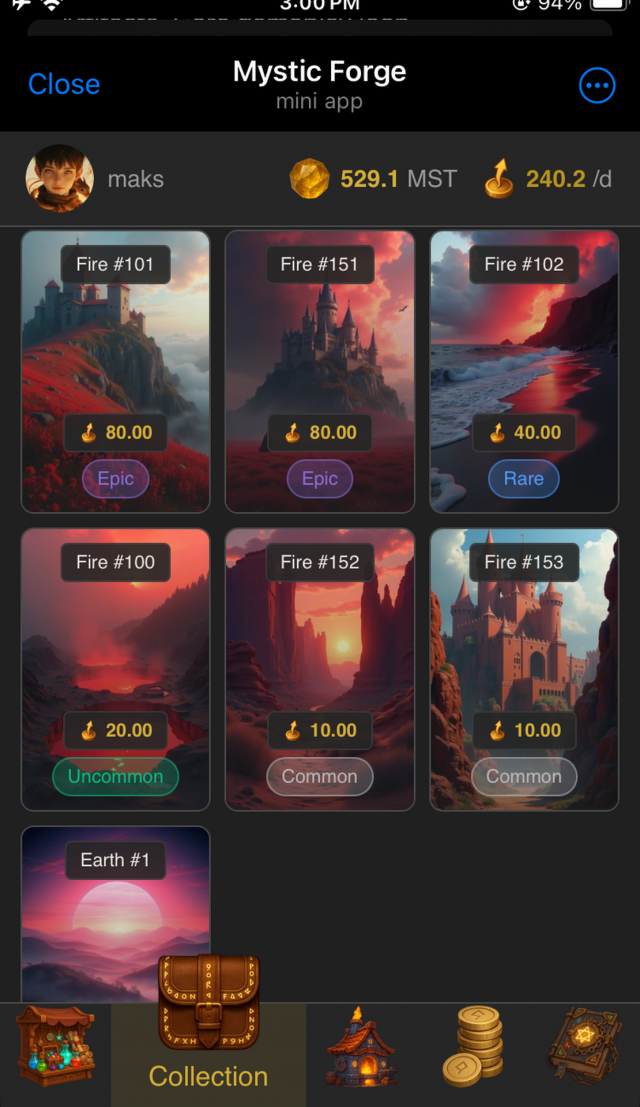 Mystic Forge screenshot 2