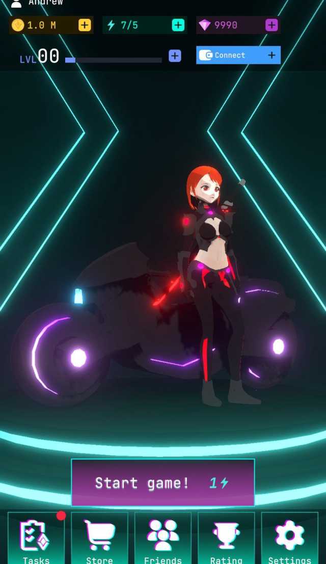 Neon Maidens Online screenshot 1