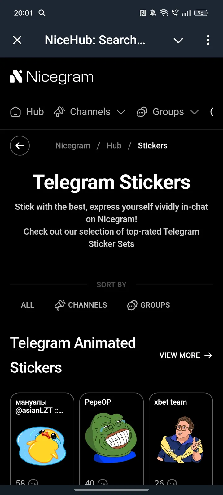 NiceHub: Search bot š Open to get your link! screenshot 2