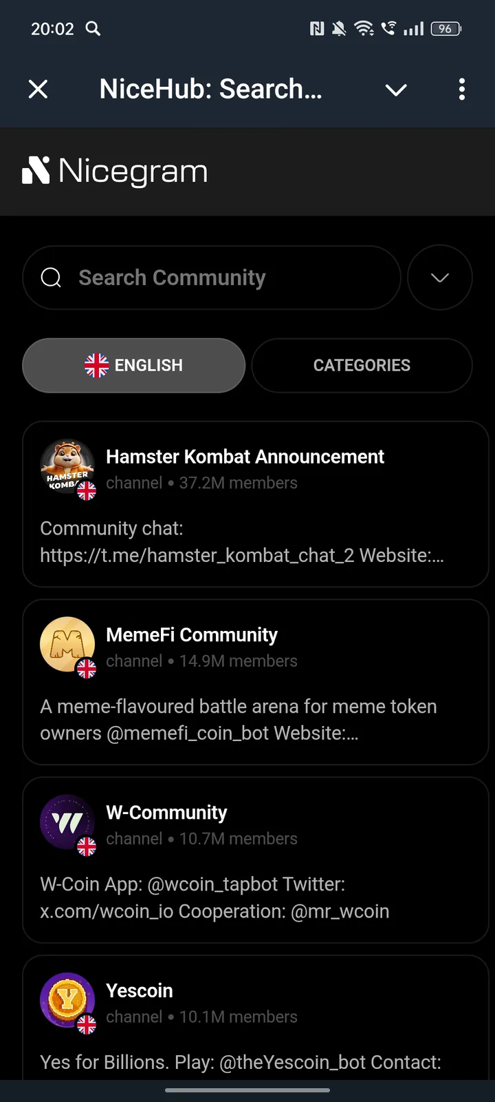 NiceHub: Search bot š Open to get your link! screenshot 3