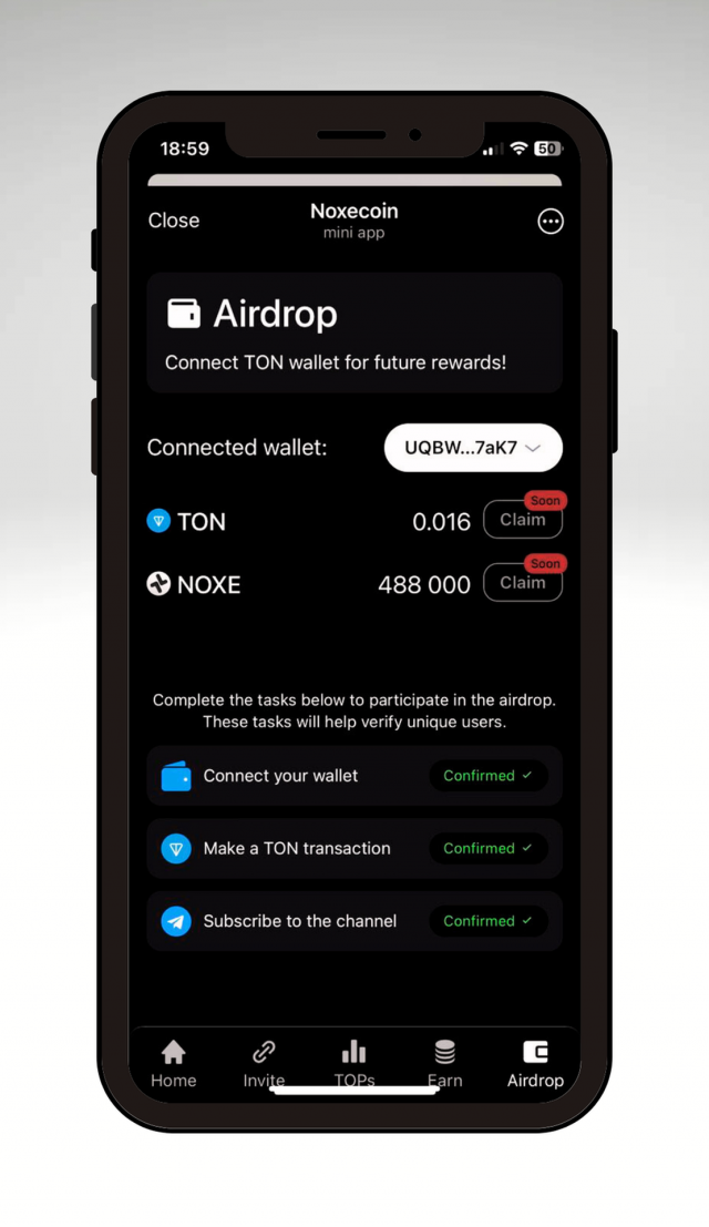 Noxecoin screenshot 2