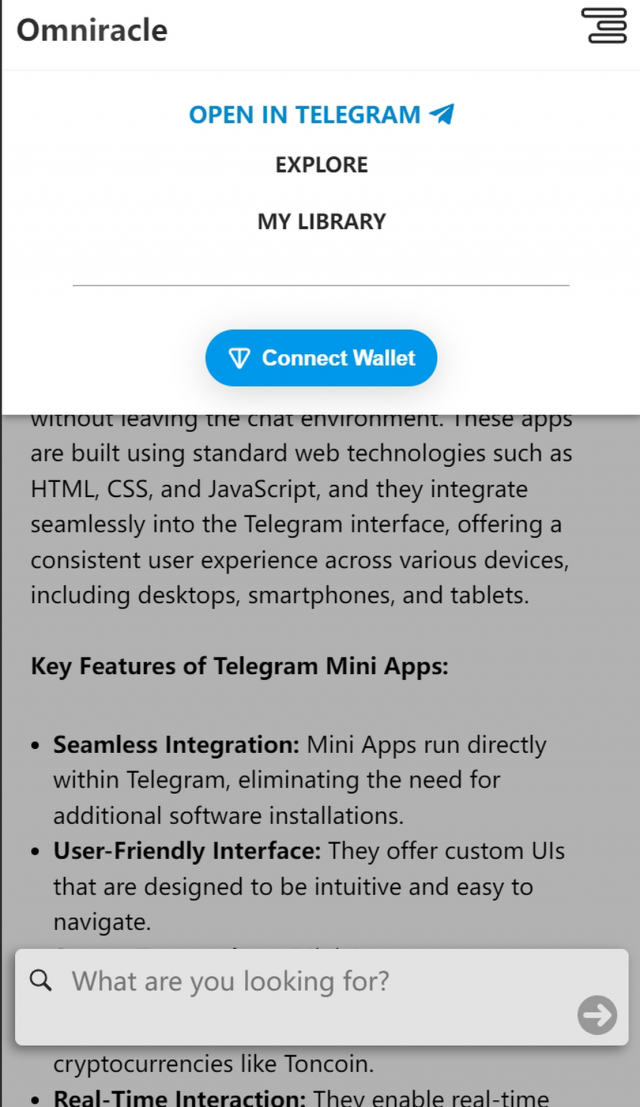 Omniracle AI Search screenshot 3