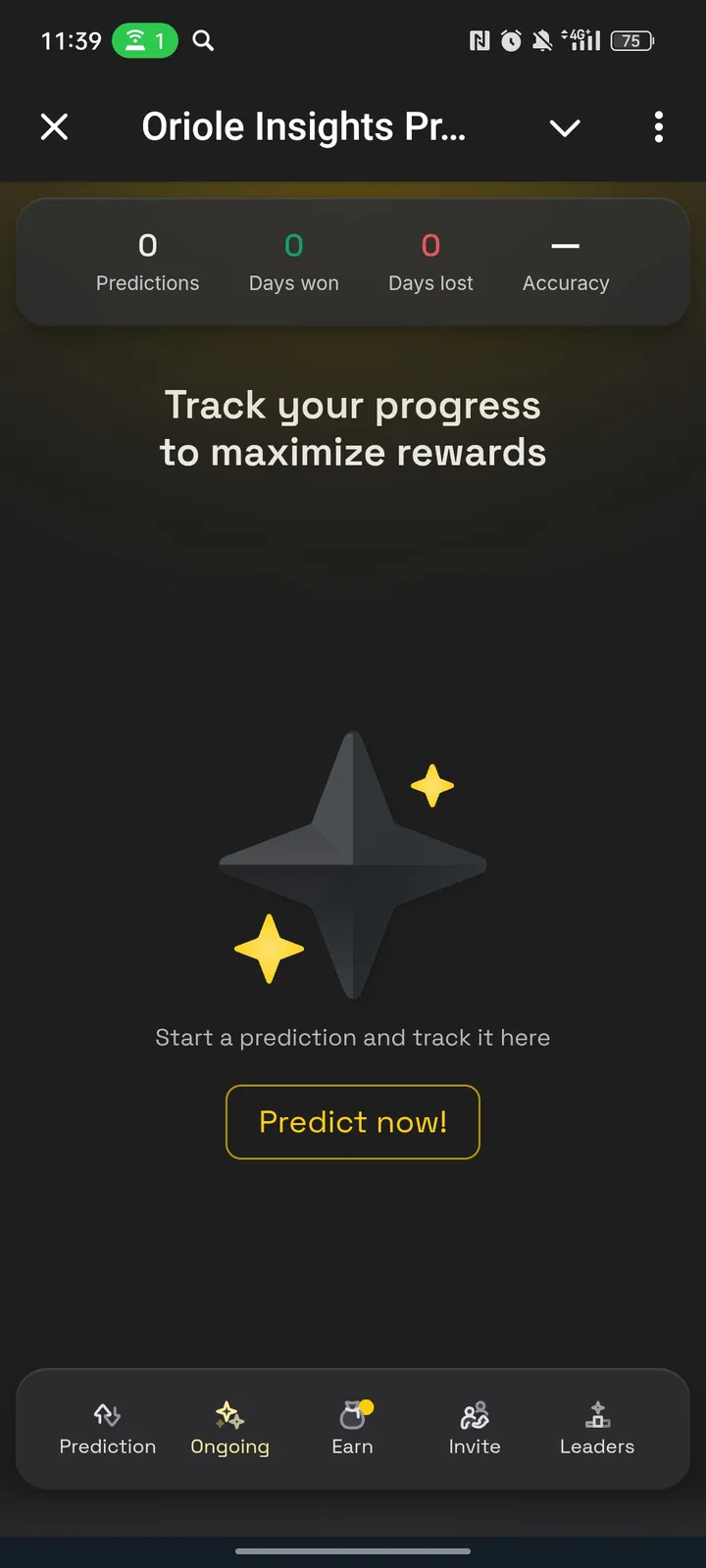 Oriole Insights Prediction App screenshot 2