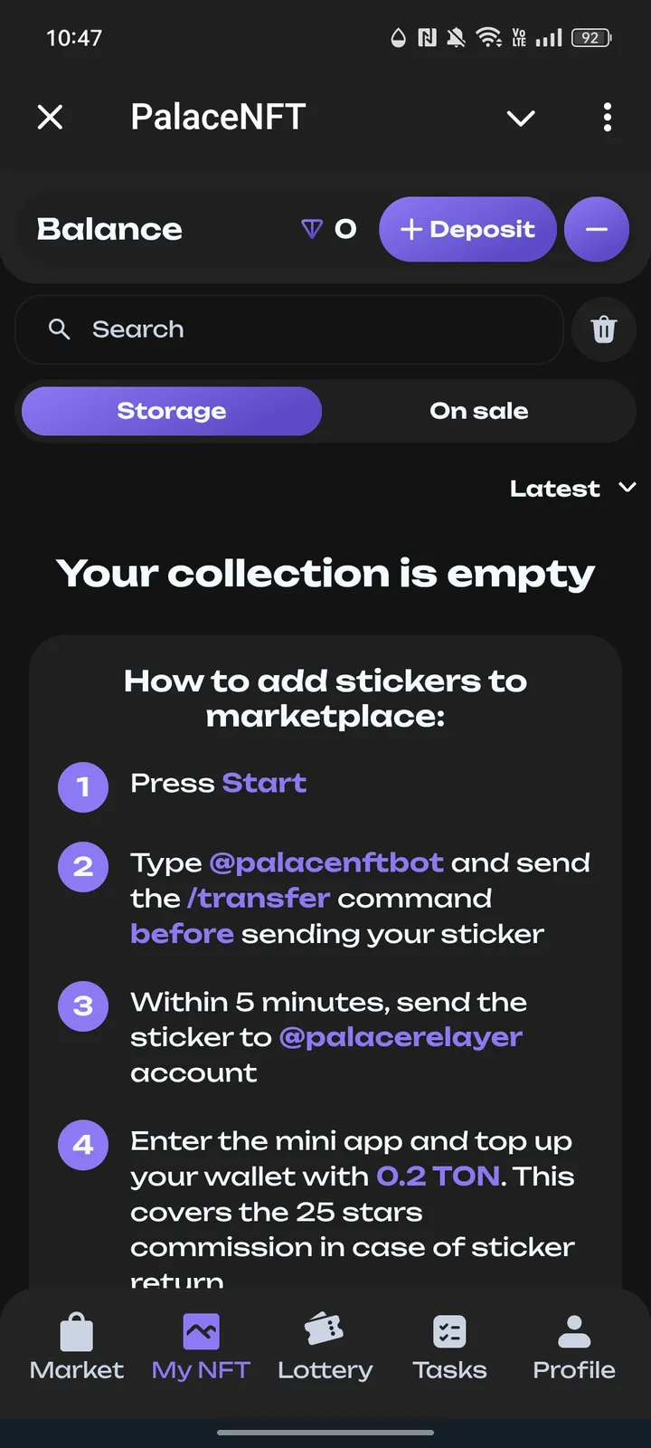 PalaceNFT screenshot 2