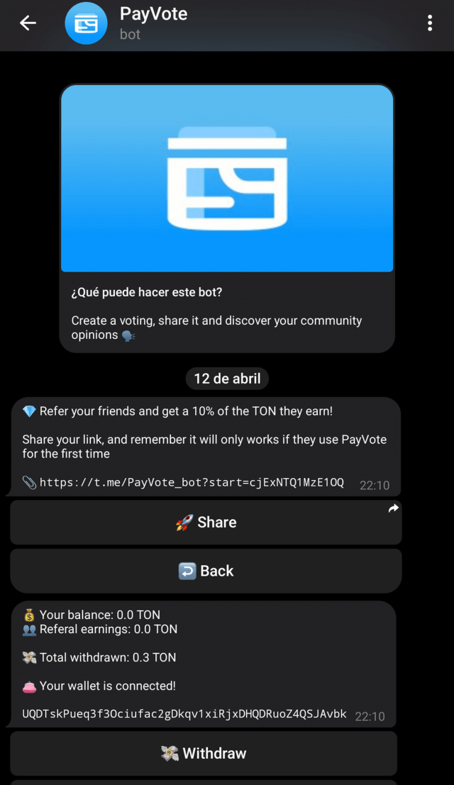 PayVote screenshot 2